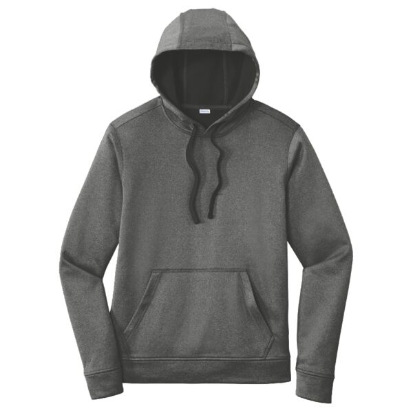 PosiCharge ® Sport Wick ® Heather Fleece Hooded Pullover Thumbnail
