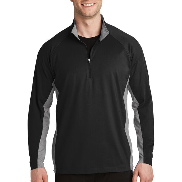 Sport Wick ® Stretch Contrast 1/4 Zip Pullover Thumbnail