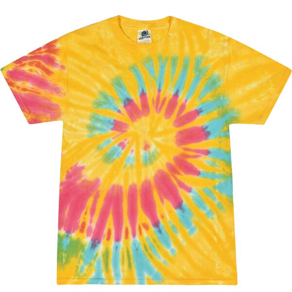 Unisex Multi-Color Tie-Dyed T-Shirt Thumbnail